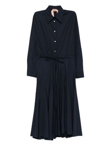 Robe mi-longue évasée à boutonnière devant - Nº21 - Modalova
