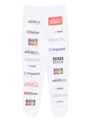 VETEMENTS pantalon en coton - Blanc - VETEMENTS - Modalova