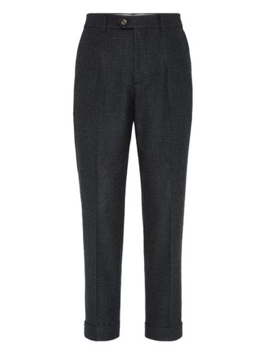 Pantalon droit en laine vierge - Brunello Cucinelli - Modalova