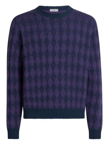 Pull à losanges en jacquard - ETRO - Modalova