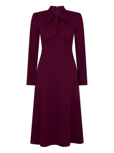 Robe mi-longue Wallis à col lavallière - JANE - Modalova