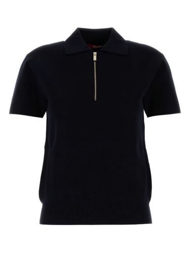 Max Mara polo à col zippé - Bleu - Max Mara - Modalova