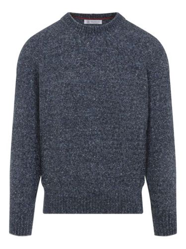 Pull moucheté à col rond - Brunello Cucinelli - Modalova