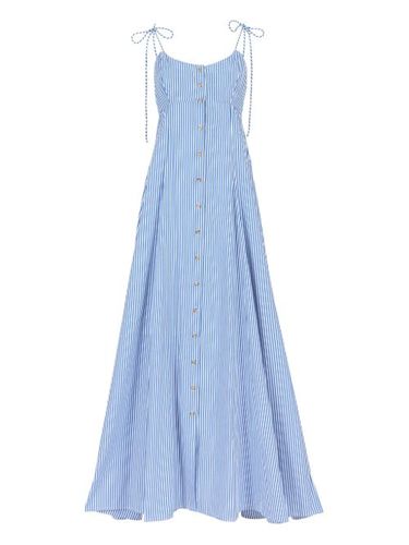 Robe mi-longue à rayures - Rosie Assoulin - Modalova