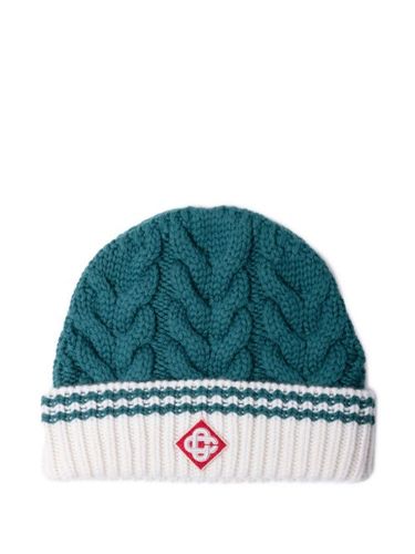 Bonnet en maille torsadée - Casablanca - Modalova
