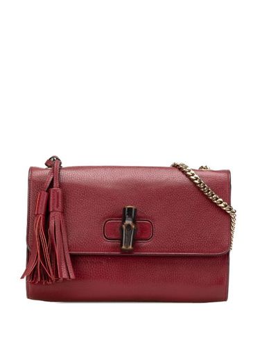 Sac à bandoulière en cuir Miss Bamboo médium (2000-2015) - Gucci Pre-Owned - Modalova