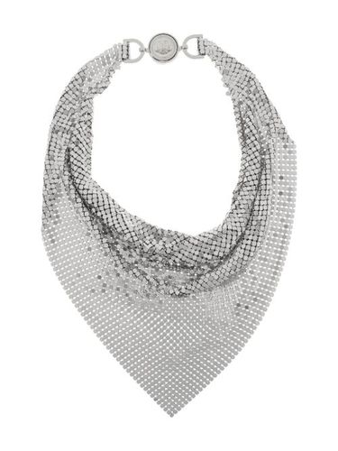 Collier Medusa en maille métallique - Versace - Modalova