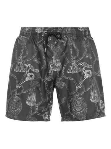 Short de bain à imprimé graphique - Philipp Plein - Modalova