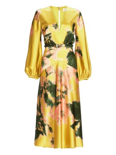 Robe portefeuille à fleurs - Silvia Tcherassi - Modalova