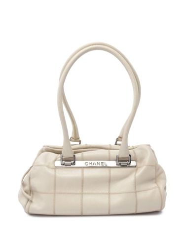 Sac porté épaule en cuir Caviar Square Stitch (2005-2006) - CHANEL Pre-Owned - Modalova
