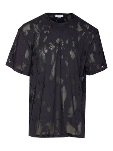 T-shirt à logo en jacquard - Alexander McQueen - Modalova
