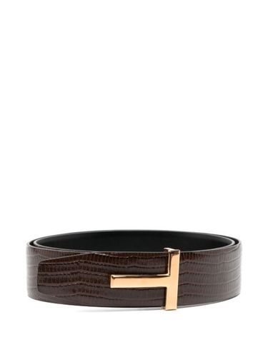 TOM FORD ceinture T Icon - Marron - TOM FORD - Modalova