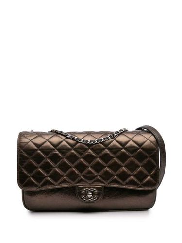 Sac porté épaule Pocket Flap médium Métallisé (2012) - CHANEL Pre-Owned - Modalova