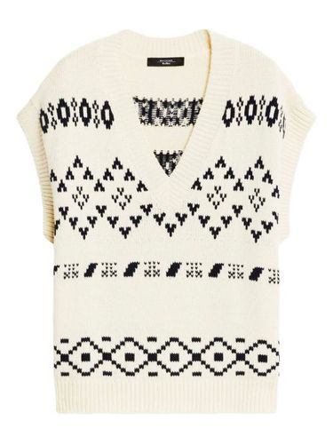Débardeur en maille fair isle à col v - Weekend Max Mara - Modalova