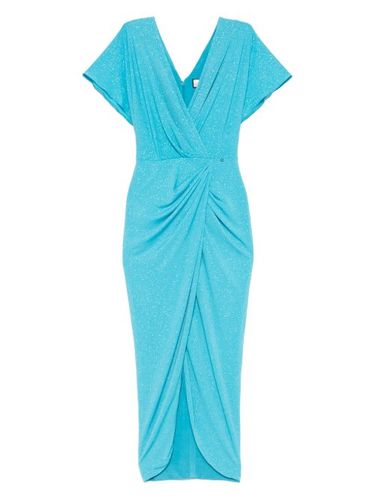NISSA robe courte à fronces - Bleu - NISSA - Modalova