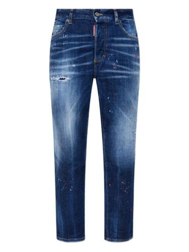 DSQUARED2 jean à effet-usé - Bleu - DSQUARED2 - Modalova