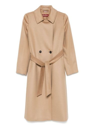 Trench en laine vierge à taille ceinturée - Max Mara - Modalova