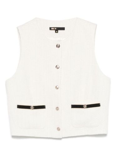 Veste sans manches en tweed - Maje - Modalova