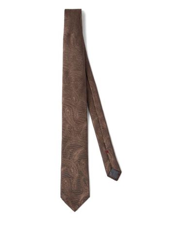 Cravate à motif cachemire en jacquard - Brunello Cucinelli - Modalova