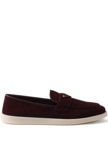 Prada mocassins en daim - Rouge - Prada - Modalova