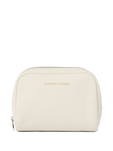 Trousse de toilette en cuir - Brunello Cucinelli - Modalova