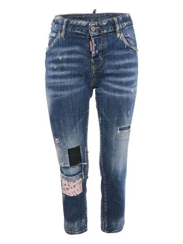 Jean pre-owned Cool Girl à détail patchwork - DSQUARED2 - Modalova