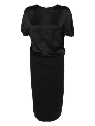 Robe mi-longue en satin - Saint Laurent Pre-Owned - Modalova