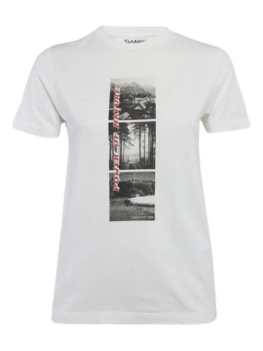 T-shirt pre-owned en coton - GANNI - Modalova