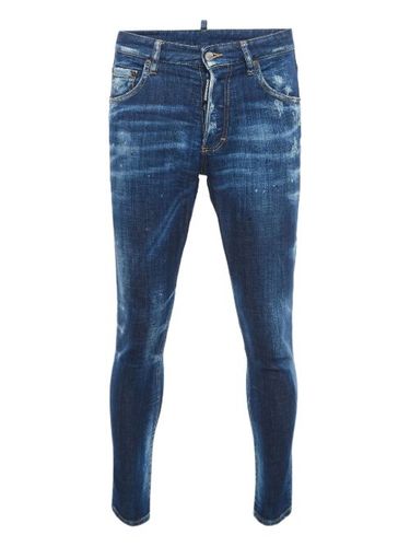 DSQUARED2 jean à patch logo - Bleu - DSQUARED2 - Modalova