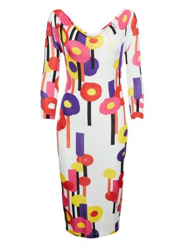 Robe mi-longue pre-owned à fleurs - Just Cavalli Vintage - Modalova