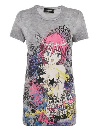 T-shirt à imprimé graphique pre-owned - DSQUARED2 - Modalova