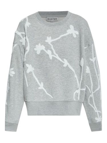 Sweat à appliqué floral - MUNTHE - Modalova