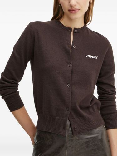 Cardigan à logo intarsia - Day Birger Et Mikkelsen - Modalova