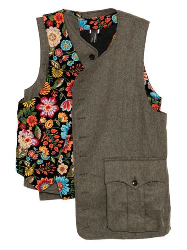 Gilet à fleurs brodées - Comme des Garçons Homme Plus - Modalova