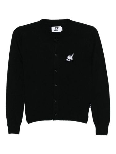 Cardigan à logo brodé - izzue - Modalova