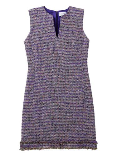 Robe en tweed métallisé - St. John - Modalova