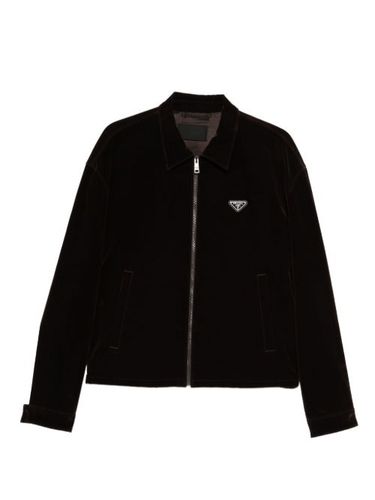 Veste zippée en velours - Prada Pre-Owned - Modalova