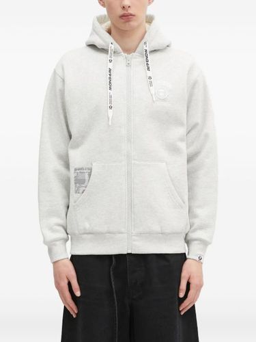 Hoodie zippé à logo - AAPE BY *A BATHING APE® - Modalova