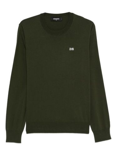 Pull en coton à logo appliqué - DSQUARED2 - Modalova