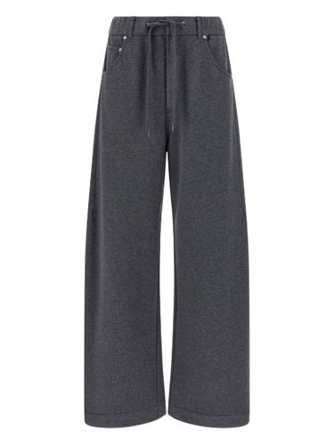 Pantalon de jogging en coton à lien de resserrage - Brunello Cucinelli - Modalova