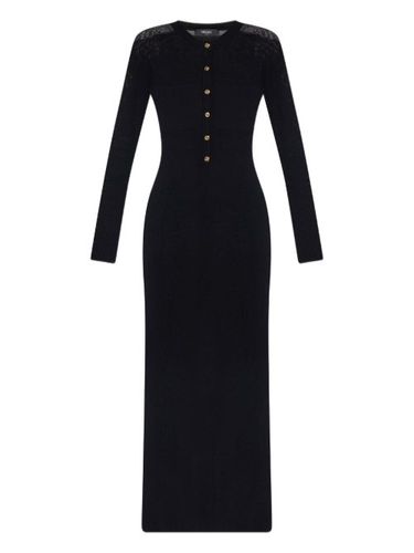 Robe mi-longue à boutonnière - Versace - Modalova