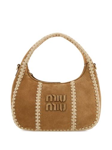 Sac porté épaule Wander en daim - Miu Miu - Modalova