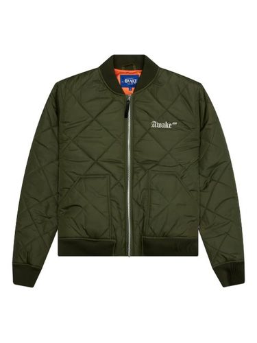 Veste bomber matelassée à logo brodé - Awake NY - Modalova