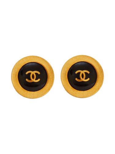 Boucles d'oreilles à fermoir clip (1994) - CHANEL Pre-Owned - Modalova