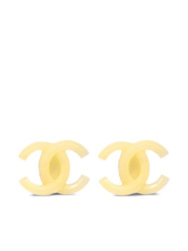 Boucles d'oreilles Interlocking CC à clips (2002) - CHANEL Pre-Owned - Modalova