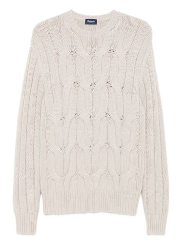 Pull en maille torsadée - Drumohr - Modalova