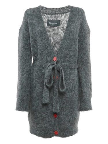 Cardigan boutonné à taille ceinturée - Zadig&Voltaire - Modalova