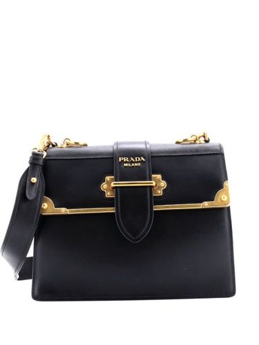 Grand sac à bandoulière Cahier en cuir Saffiano - Prada Pre-Owned - Modalova