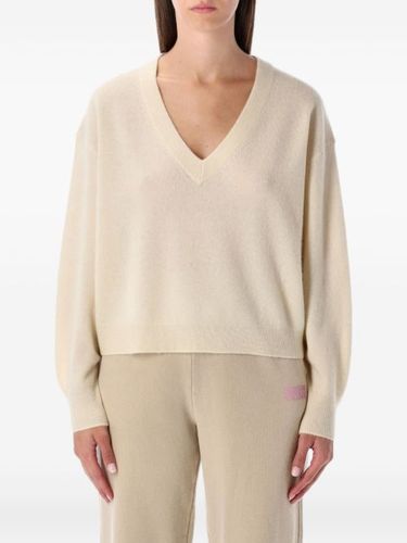 Pull en maille à col v - American Vintage - Modalova