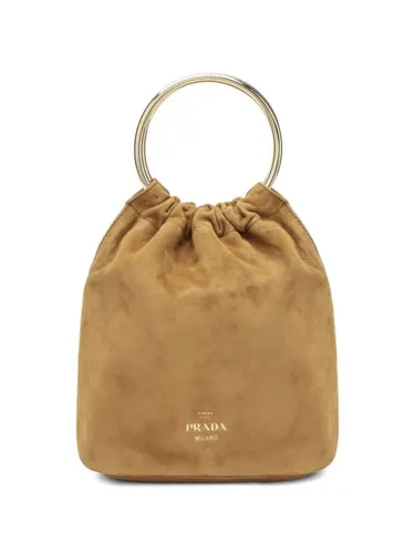 Sac seau à anse géométrique - Prada - Modalova